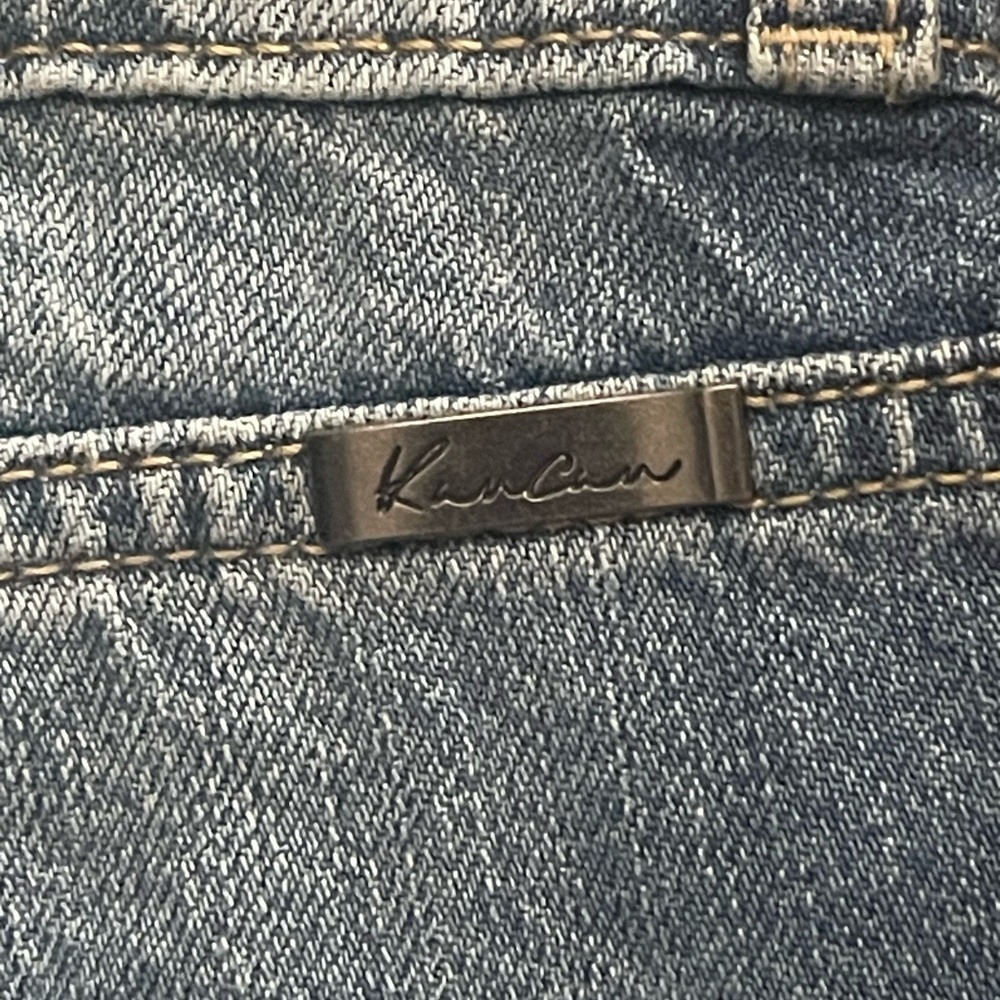 Kancan Double Button Distressed Shorts Size 7/27 … - image 7